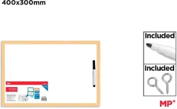 Tablica suchościeralna biała 40x30cm