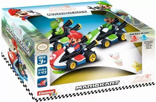Pull & Speed. Nintendo Mario Kart 3Pack - tantis.pl