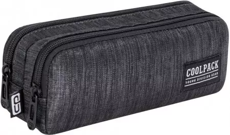 Piórnik saszetka podwójna prostokatna - Clio - Snow Black C69164 CoolPack - tantis.pl