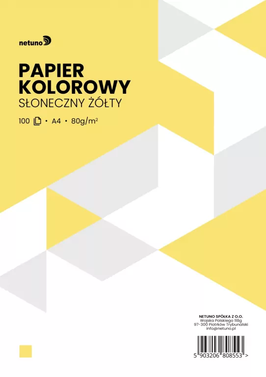 PAPIER XERO KOL A4 80G ZOL SUN OP100ARK NETU - tantis.pl