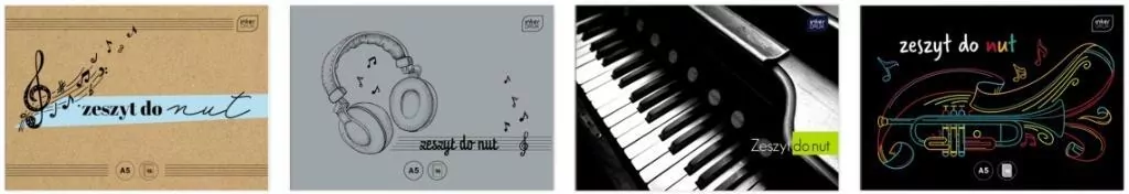 Zeszyt do nut A5/16K - tantis.pl