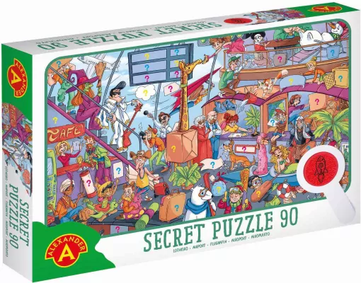 Alexander. Puzzle 90. Obserwacyjne z lupą. Lotnisko