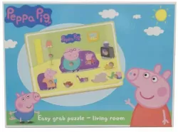 Układanka drewniana. Świnka Peppa