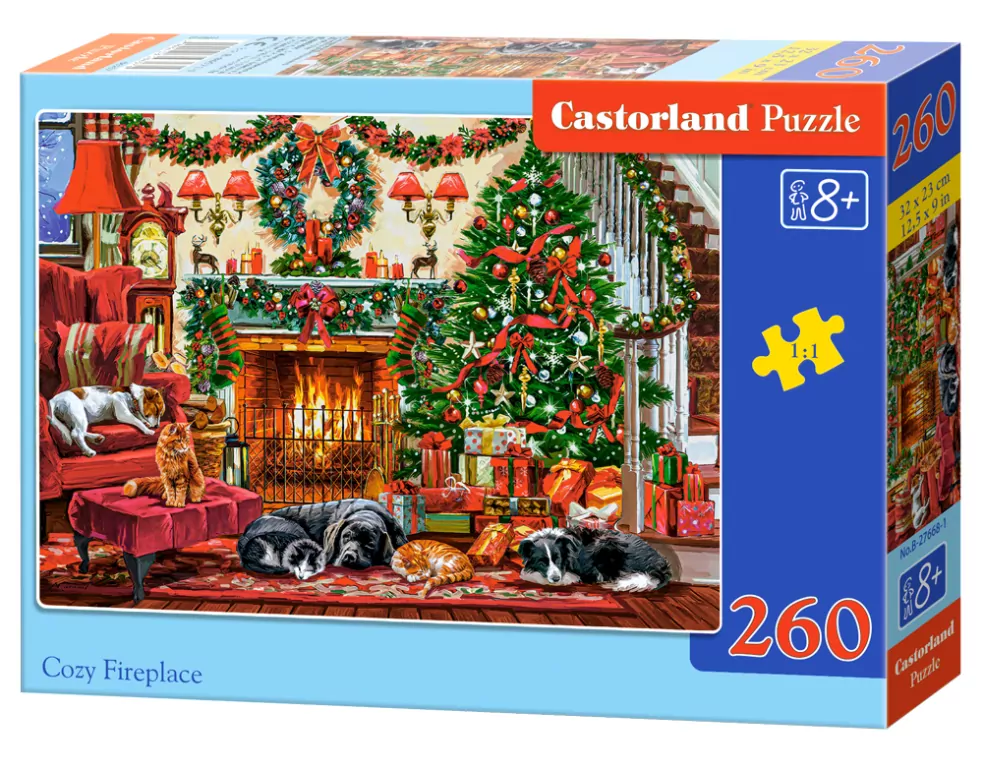 Puzzle 260. Cozy Fireplace. 27668-2 - tantis.pl
