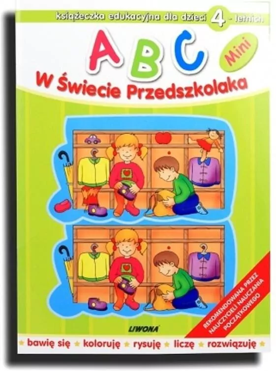 ABC w świecie przedszkolaka. Książeczka edukacyjna dla dzieci 4-letnich - tantis.pl