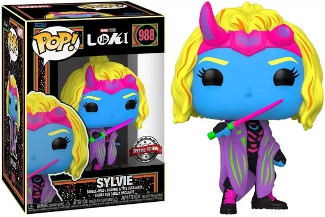 Funko Pop! Marvel Black Light. Loki Sylvie - tantis.pl
