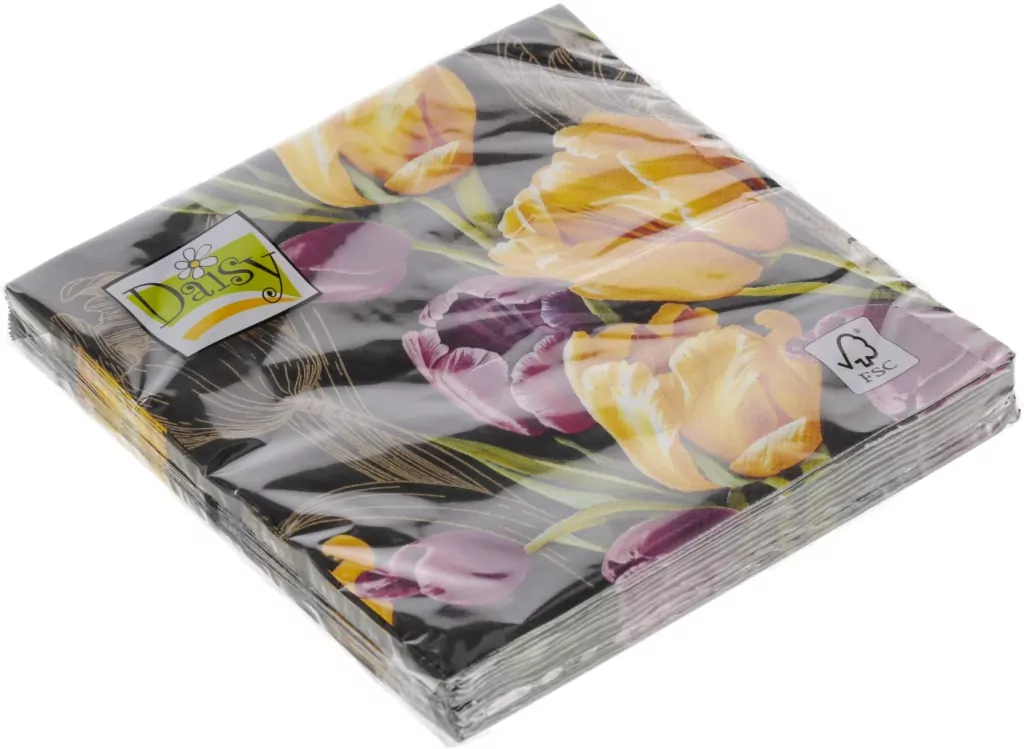 SERWETKA PAP 3W 330X330 KOL TUL CZAR PM OP - tantis.pl