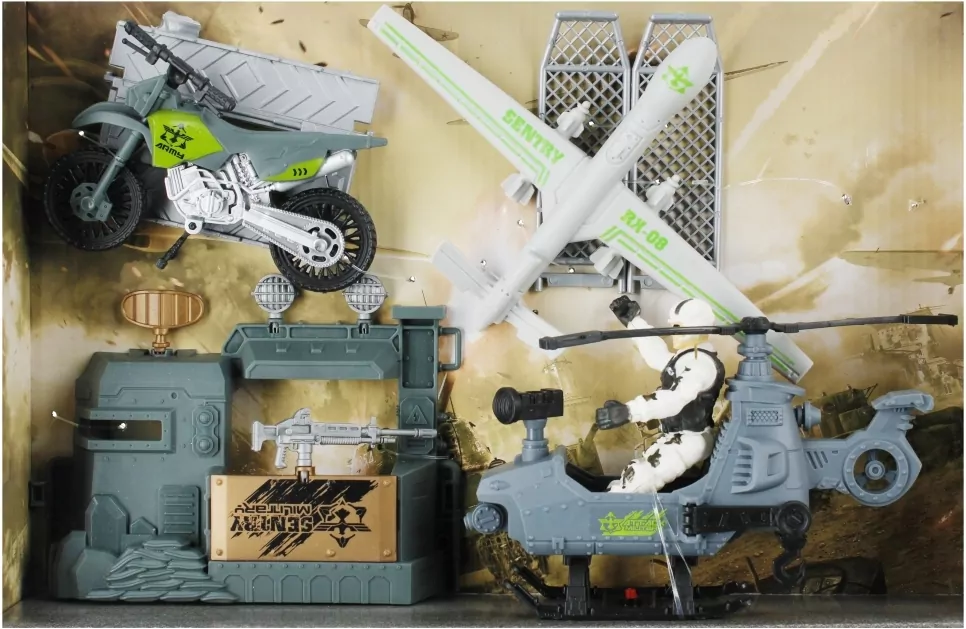 Zestaw wojskowy Baza z akcesoriami i figurką Mega Creative 526101 - tantis.pl