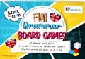 Karty językowe Angielski Fun Grammar Board Games level A2/B1 - tantis.pl