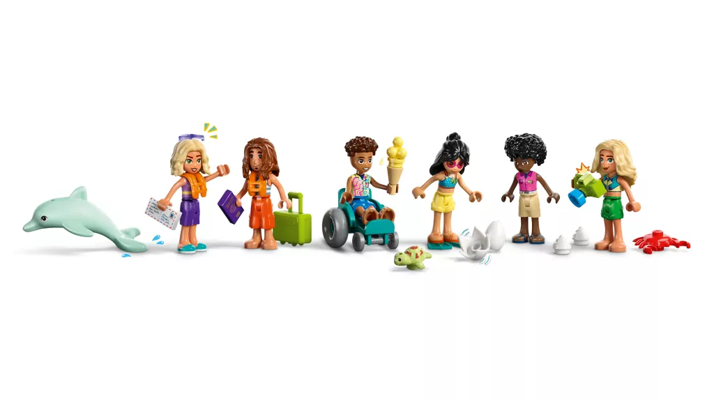 LEGO® Friends. Rodzinne wakacje na plaży 42673 - tantis.pl