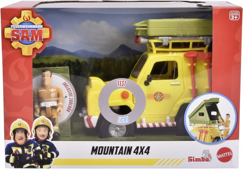 Strażak Sam Jeep 4x4 z namiotem - tantis.pl