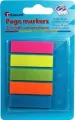 Zakładki indeksujące fluo 12x45mm 5x25 kartek - tantis.pl