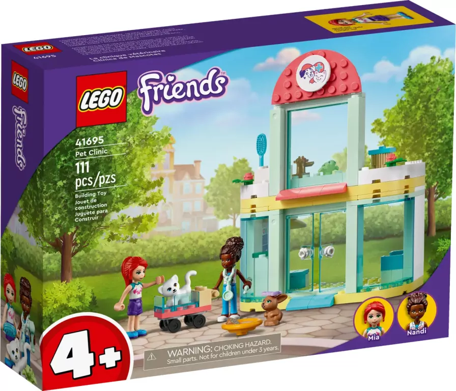 LEGO® Friends. Klinika dla zwierzątek. 41695 - tantis.pl