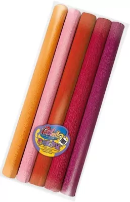 Bibuła mini 25x200cm odcieni czerwieni 5 kolorów