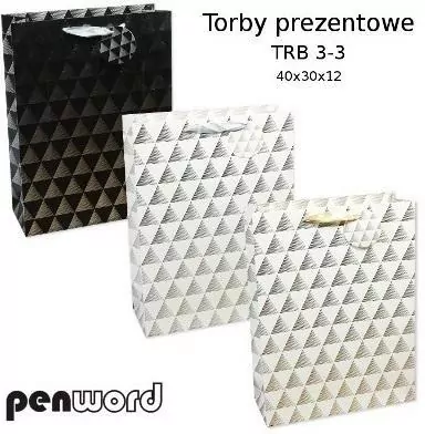 Torebka prezentowa 40x30x12c, mix - tantis.pl