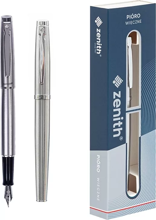Pióro stalowe Zenith 60 Elegance. Srebrny korpus - tantis.pl