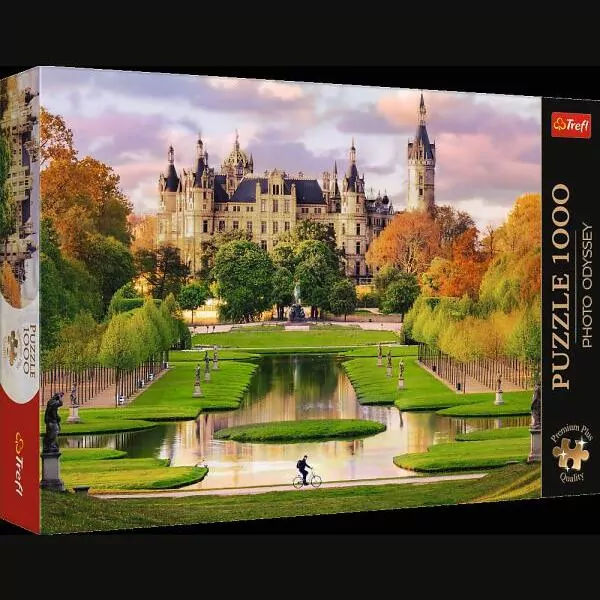 Trefl. Puzzle 1000. Zamek w Schwerinie, Niemcy - tantis.pl