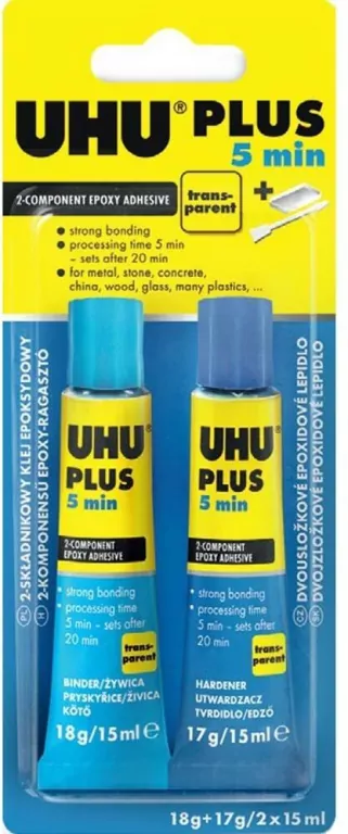 Klej żywiczno-epoksydowy 2x15ml UHU - tantis.pl