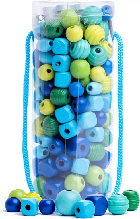 KORAL DO NAWLEK DREW MIX TURKUS 6X15 TUB - tantis.pl