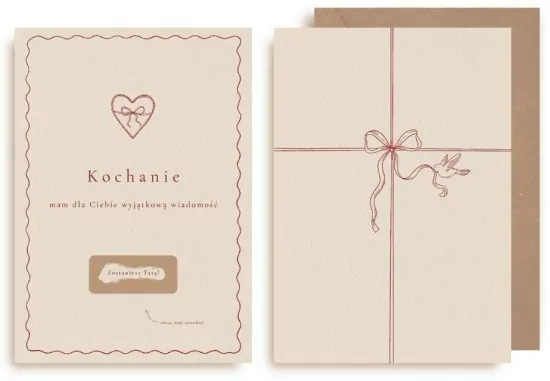 Kartka zdrapka - Zostaniesz Tatą