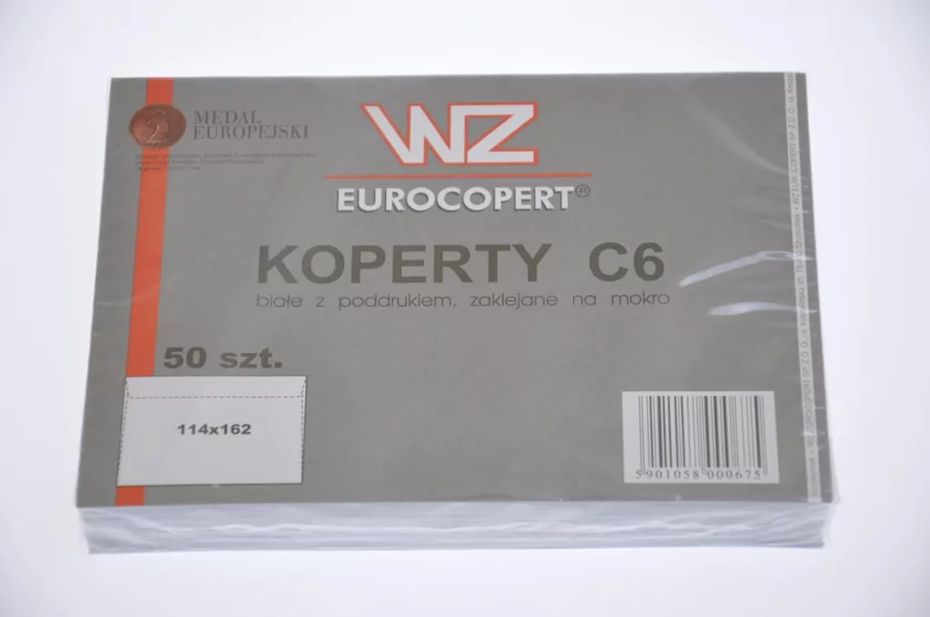 Koperta C6  biała - tantis.pl