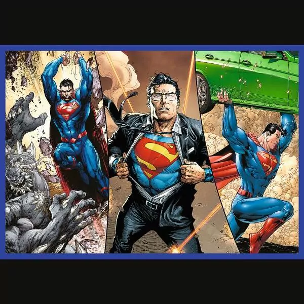 Puzzle 4x250 Odwaga Supermana TREFL - tantis.pl
