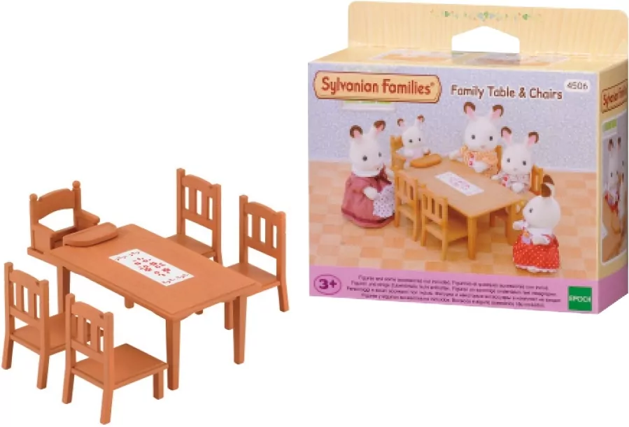 Stół i krzesła do jadalni. Sylvanian Families - tantis.pl
