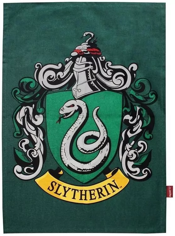 Harry Potter Ręcznik kuchenny Herb Slytherinu - tantis.pl