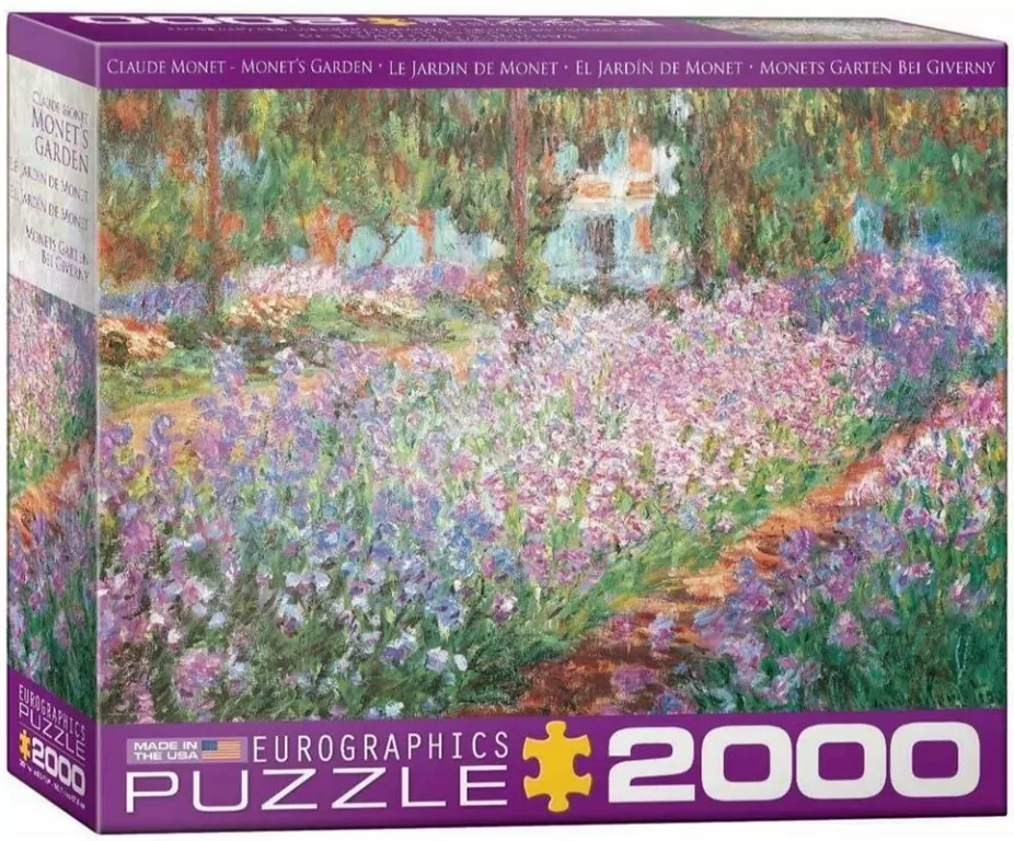 Puzzle 2000 Monet ?s Garden by Claude Mo 8220-4908 - tantis.pl