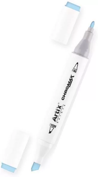 Marker Chromax z 2 końcówk. pale blue 144 - tantis.pl