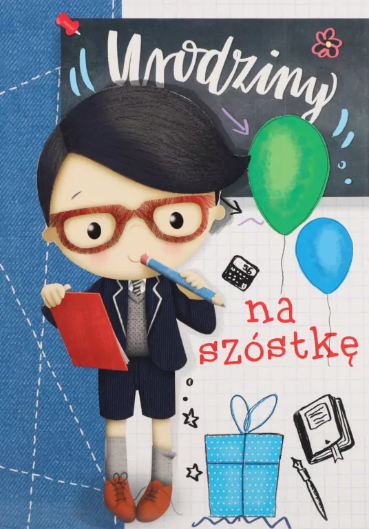 Karnet okolicznościowy B6. Urodziny. Pan Dragon - tantis.pl
