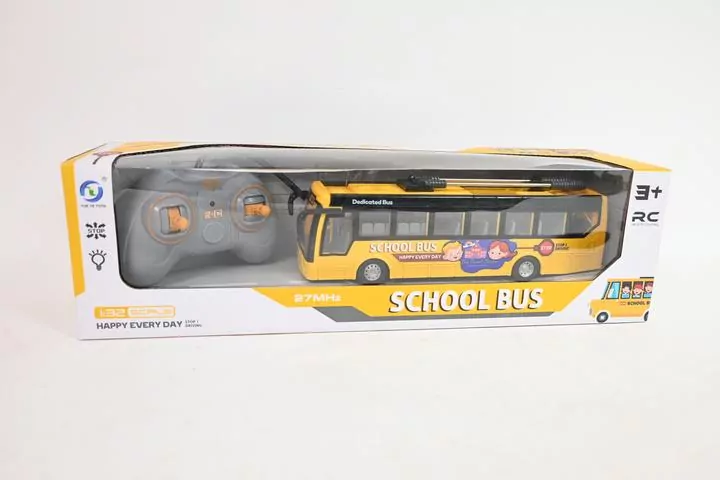 Trolejbus szkolny R/C USB światło - tantis.pl