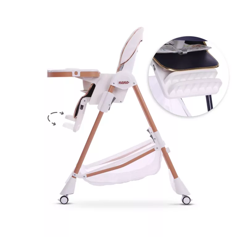 NENO Sedi krzesełko do karmienia wielofunkcyjne Grey - tantis.pl