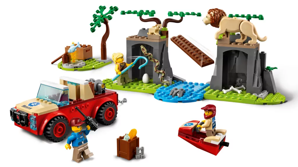 LEGO® City. Terenówka ratowników dzikich zwierząt. 60301 - tantis.pl