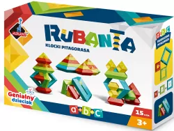 Rubanta. Klocki Pitagorasa. 15 elementów. Genialny dzieciak