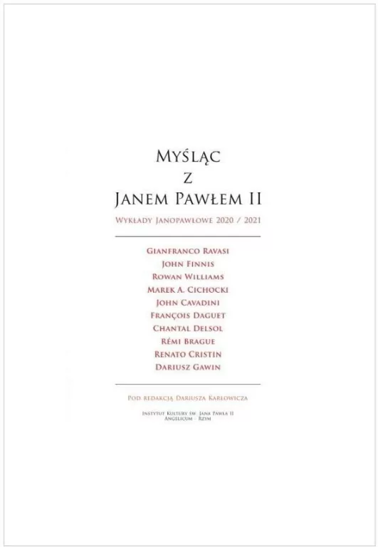 Myśląc z Janem Pawłem II. Wykłady Janopawłowe 2020/2021 - tantis.pl
