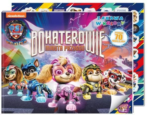 Psi Patrol. Zabawa w kolory cz. 9 Bohaterowie Mista Przygód - tantis.pl