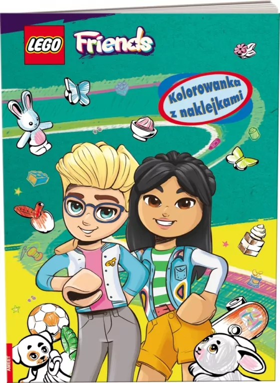 LEGO Friends. Kolorowanka z naklejkami - tantis.pl