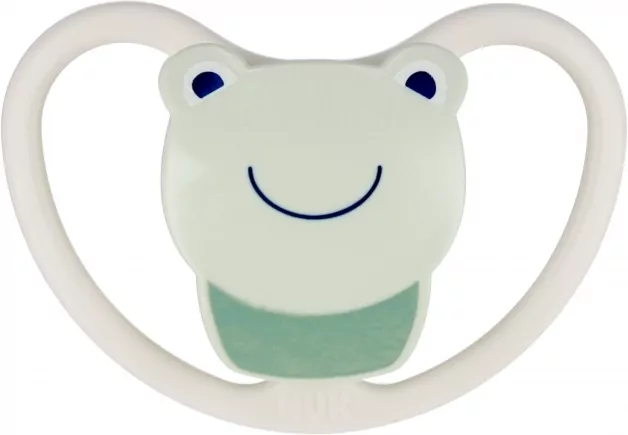 NUK. Space. Smoczki. 0-6 miesięcy. Żaba i tęcza - tantis.pl