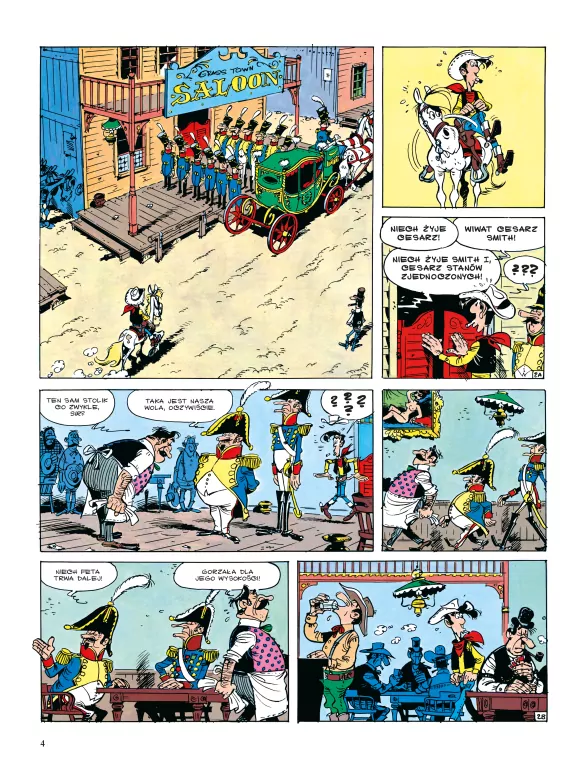 Cesarz Smith. Lucky Luke. Tom 45 - tantis.pl