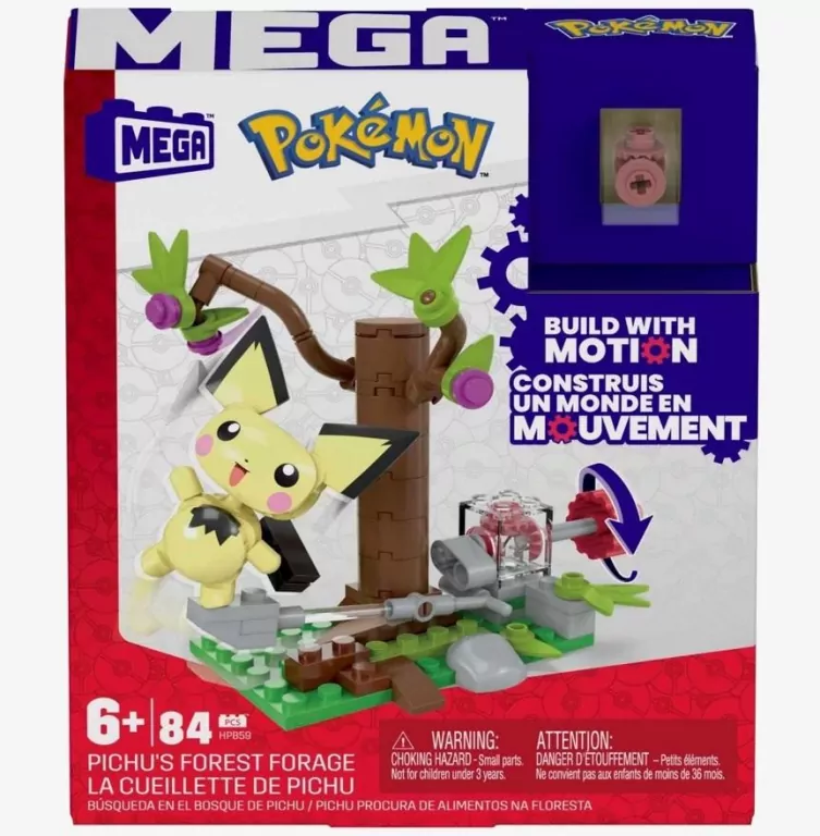 Mega Pokemon - Leśna zabawa Pichu - tantis.pl