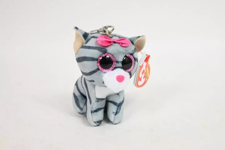Beanie Boos Kik. Brelok. Szary kot - tantis.pl