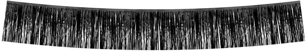 Girlanda dekoracyjna metaliczna czarna 30x300cm - tantis.pl