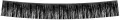 Girlanda dekoracyjna metaliczna czarna 30x300cm - tantis.pl