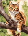 Malowanie po numerach - Łowca na drzewie 40x50cm - tantis.pl