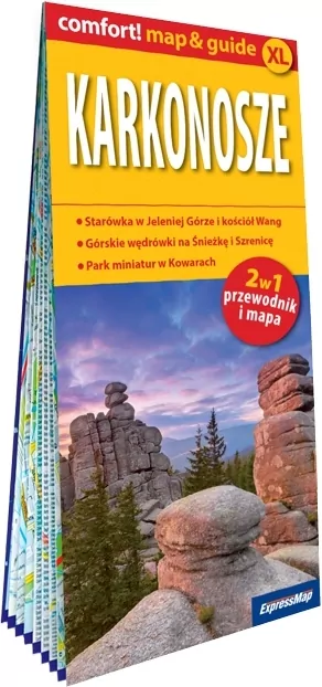 Karkonosze 2w1. Przewodnik i mapa - tantis.pl