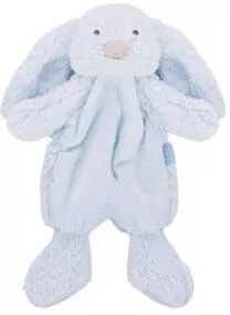 Królik Charlotte doudou niebieski 28cm - tantis.pl