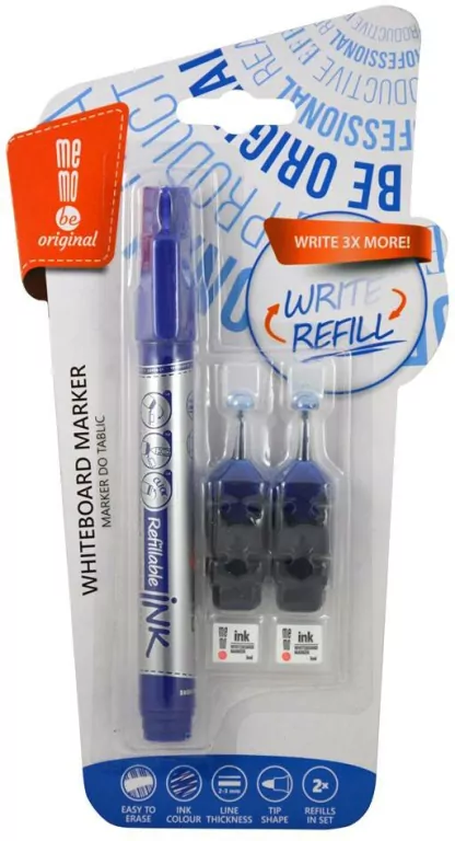 Marker do tablic suchościeralnych. Niebieski - tantis.pl