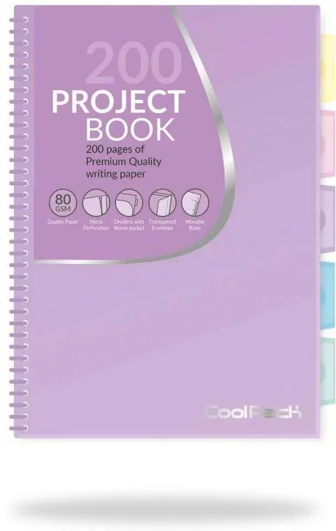 Kołozeszyt B5 PP Coolpack Pastel Powder Purple - tantis.pl