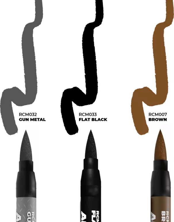 AK Interactive: Real Colors Markers - RCM103 - Set - Weapons (3) - tantis.pl
